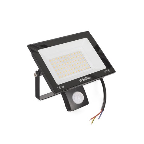 LED floodlight 50W with a motion sensor – cold white color 6500K