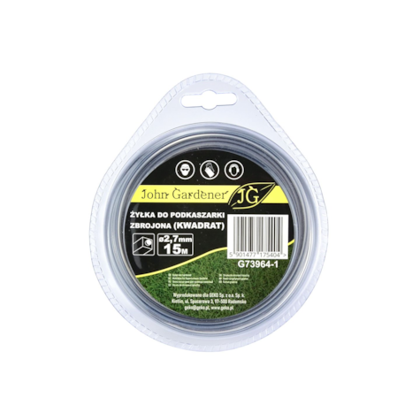 Reinforced Nylon line 2.7mm x 15m Square
