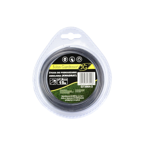 Reinforced Nylon line 1.6mm x 15m Square