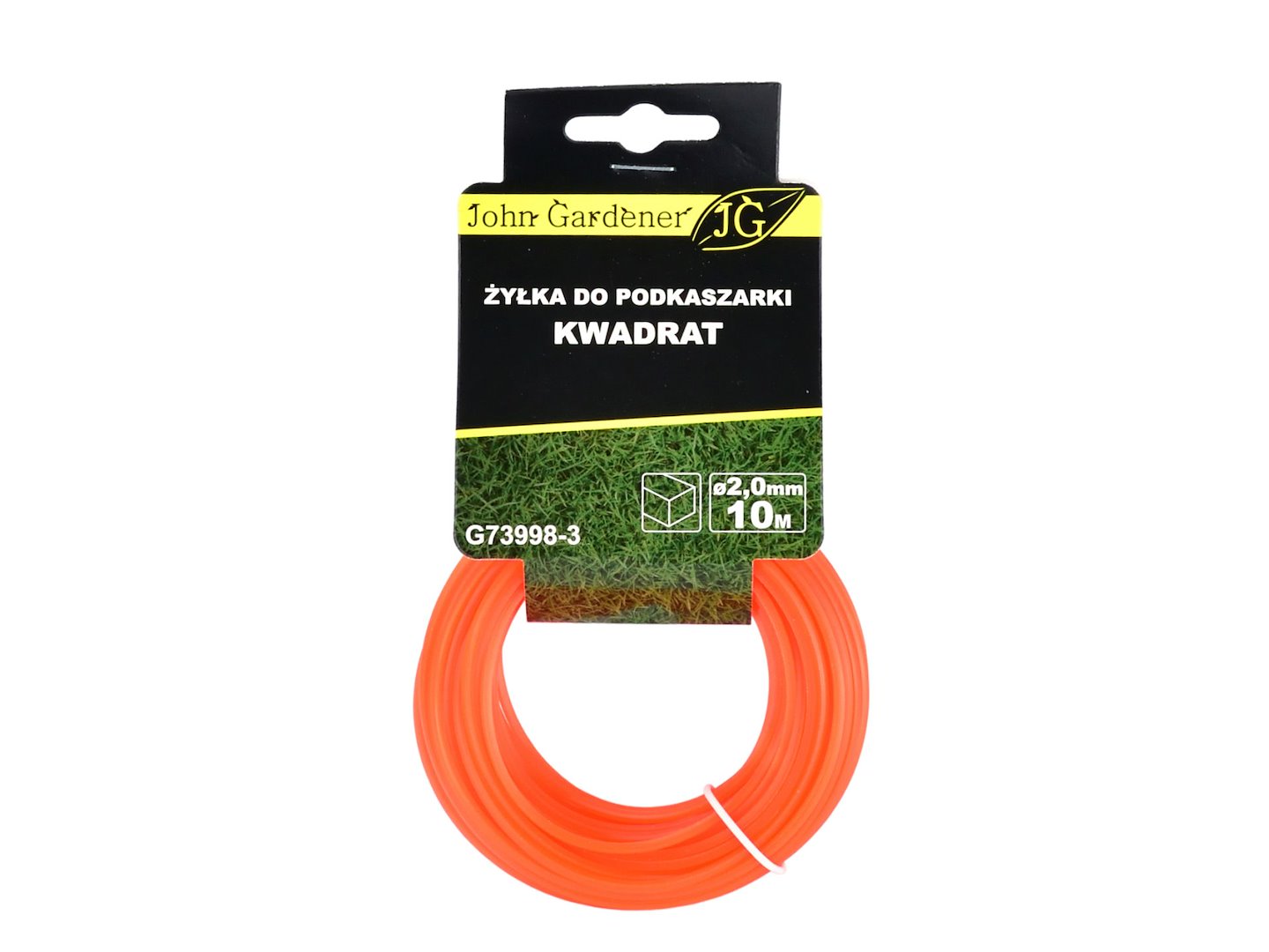 Štvorcová zastrihávacia struna 2,0 mm x 10 m (20/240)