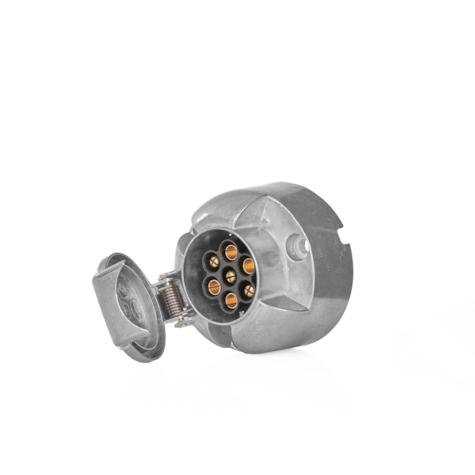 Trailer socket 7PIN 12V (aluminum)