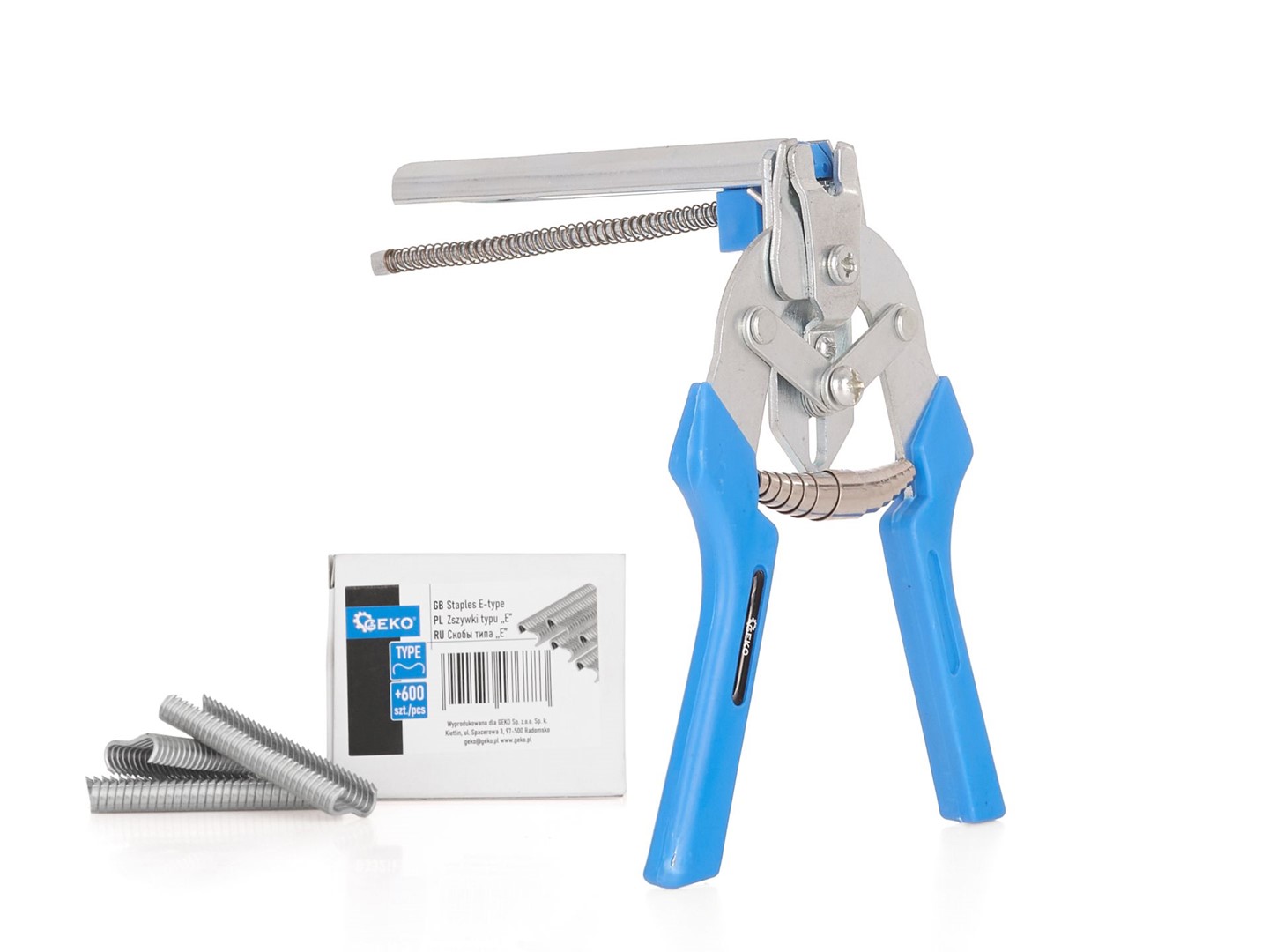 Hog ring plier + 600pcs M type staples