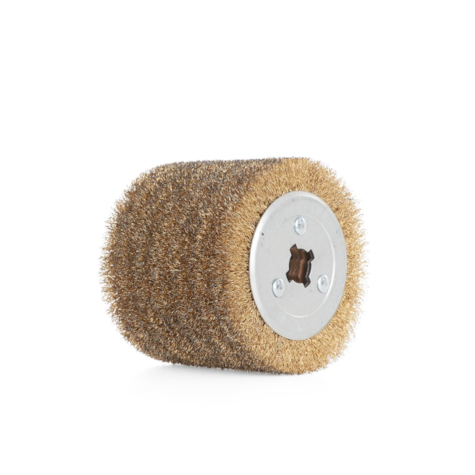 Wire brush sanding roller 120x100