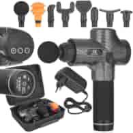 Pistolet do masażu 100W z etui + 8 końcówek masujących (10)