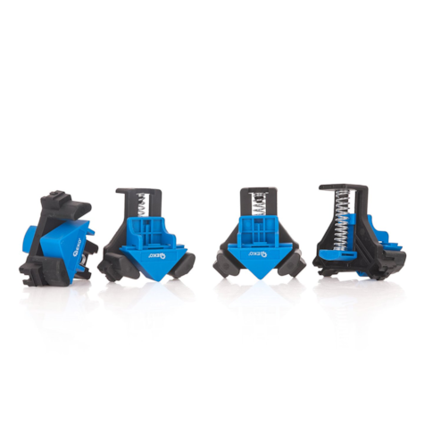 Set of 90 degree angle spring clamps 4pcs.