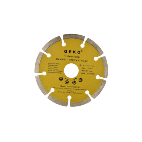 Segmented Rim Diamond Blade 115x8x22mm GEKO Profi