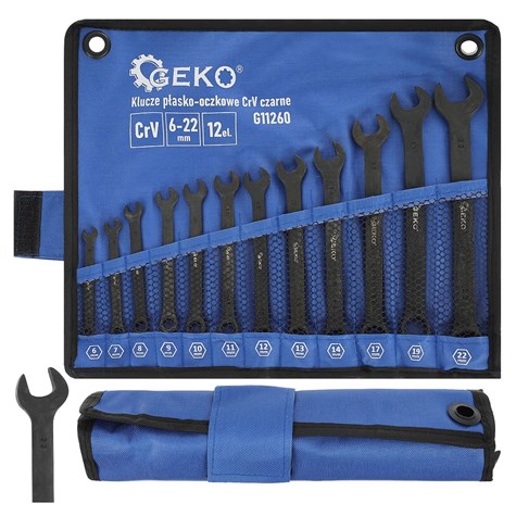 Combination Spanner eliptical set 6-22mm 12pcs