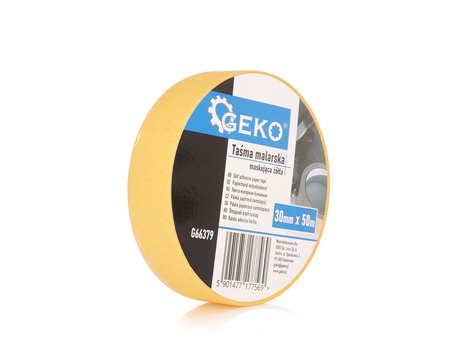 Yellow maskig tape 30mm x 50m