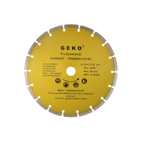 Tarcza diam.230mm segment.GEKO (25)