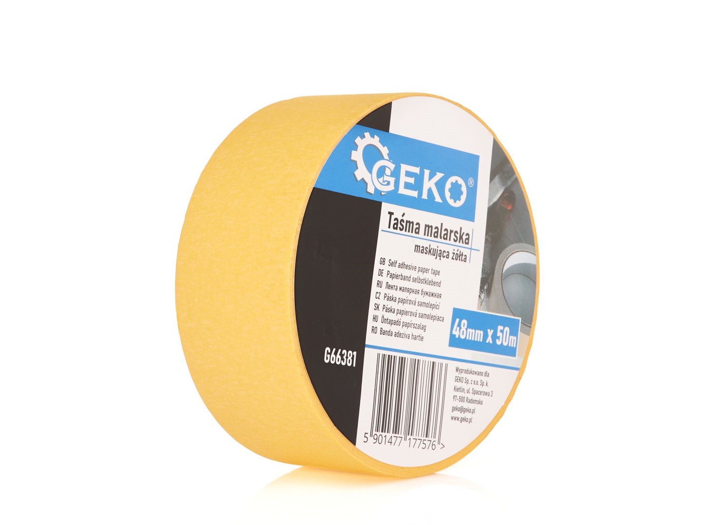 Yellow maskig tape 48mm x 50m