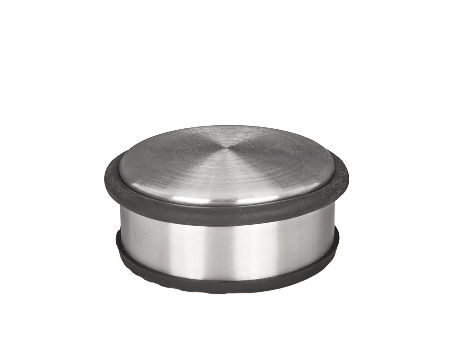 Freestanding door stopper - low (brushed nickel finish)