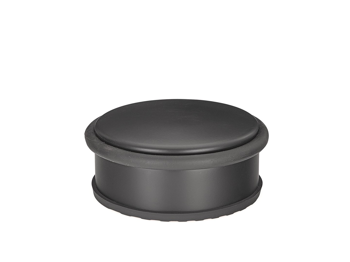 Freestanding door stopper - low (black matt finish)