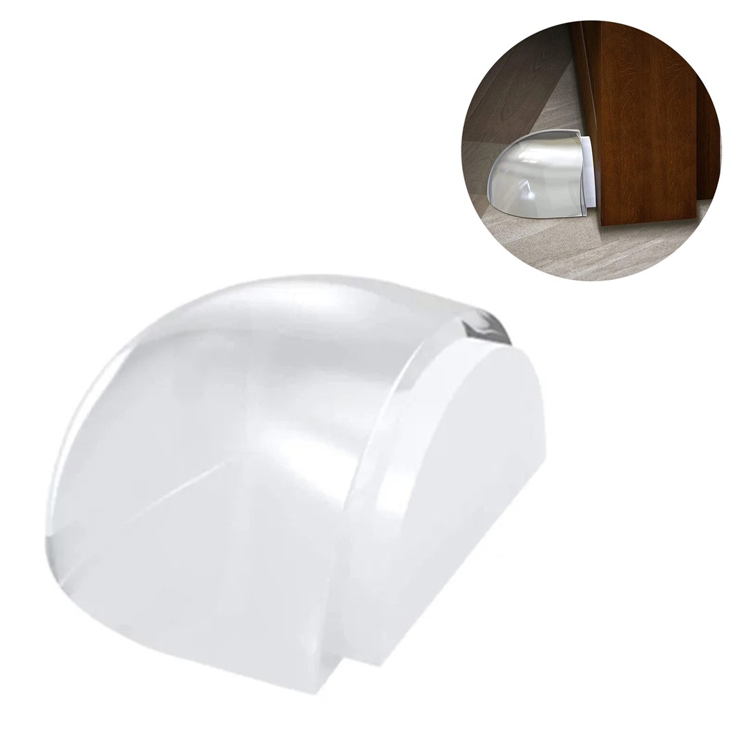 Self-adhesive door stopper – transparent