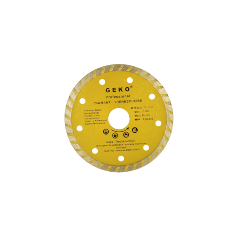 Tarcza diam.115mm turbo GEKO (100)