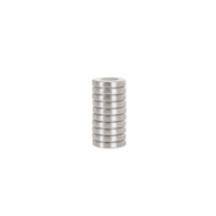 Magnes neodymowy walcowy z otworem na wkręt 14x3mm (10)