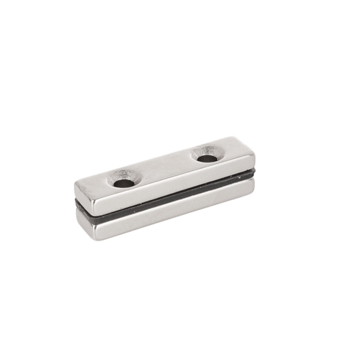 40x10x5mm rectangular neodymium magnets with screw holes