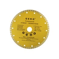 Continuous Turbo Rim Diamond Blade 180x22,2mm GEKO Profi