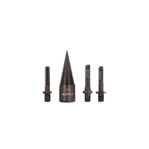 Wiertło – świder do łupania drewna 32mm + zestaw adapterów 3szt. (30)