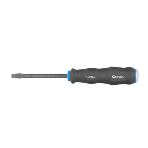 6x100mm slotted impact screwdriver CrV