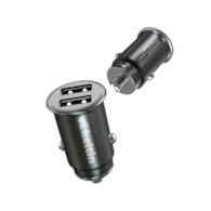 Mini ładowarka samochodowa z funkcją szybkiego ładowania 24W 4,8A (100)