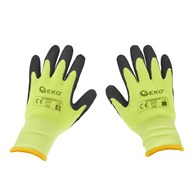 Thermal fluorescent work gloves size 8