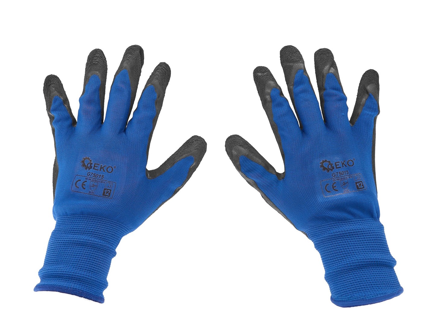 Coated protective gloves size 12 – dark blue