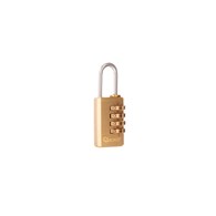 Brass combination padlock 21mm (4 digits)