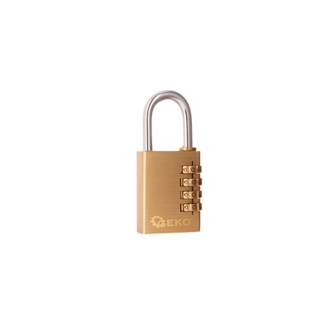 Brass combination padlock 38mm (4 digits)