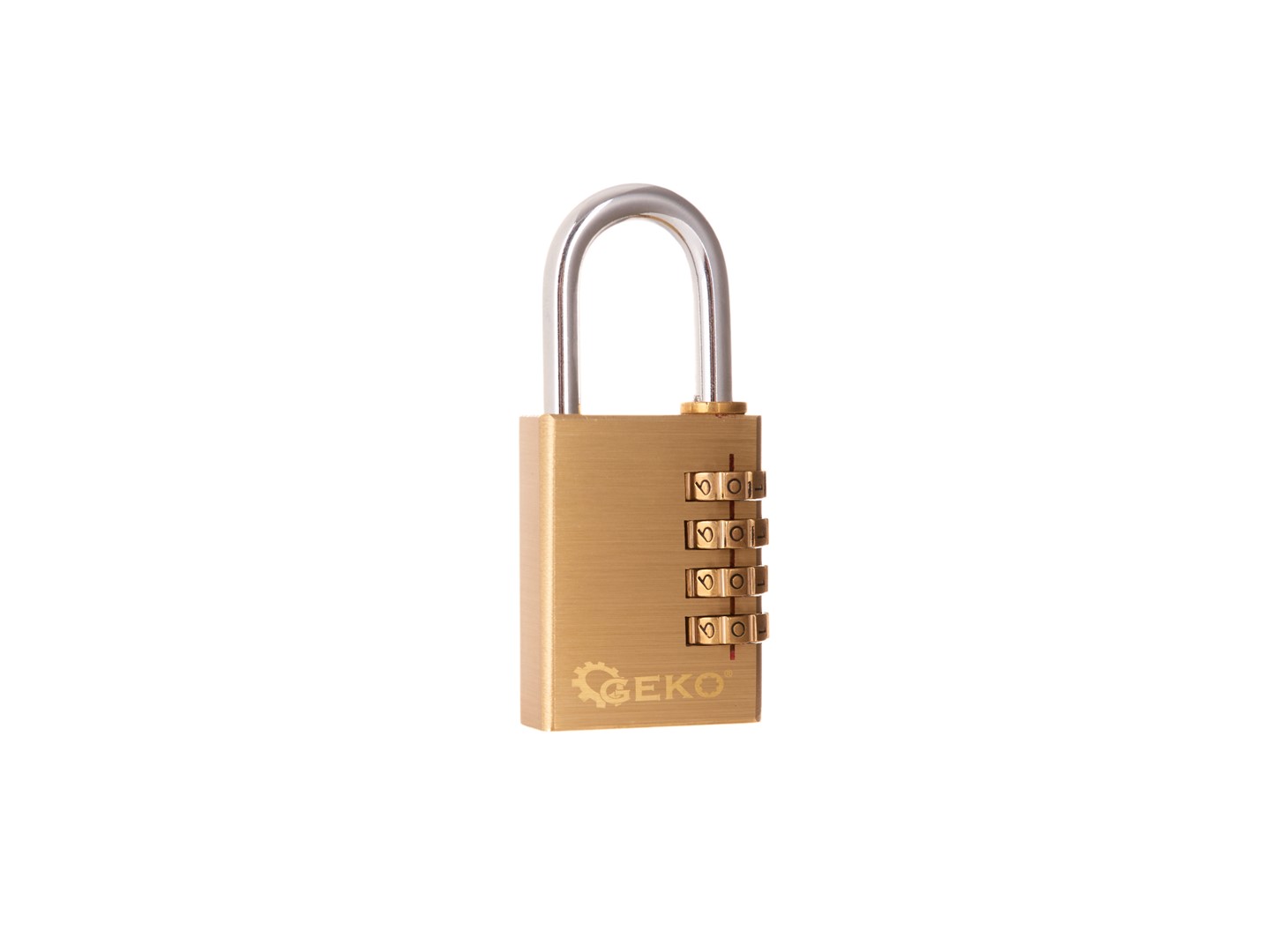 Brass combination padlock 38mm (4 digits)