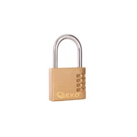 Brass combination padlock 60mm (4 digits)