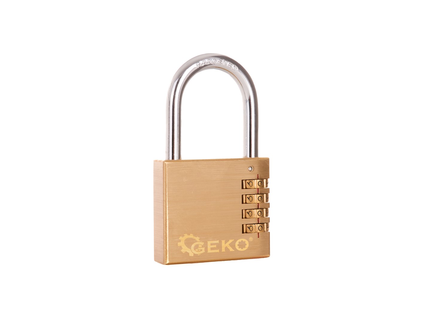 Brass combination padlock 60mm (4 digits)