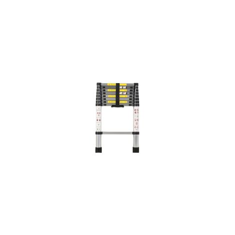 Drabina teleskopowa aluminiowa 2,6m 150kg (1)