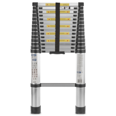 5m aluminum telescopic ladder 150kg