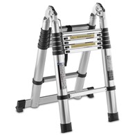 3.8m aluminum telescopic articulated ladder 150kg