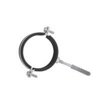 Metal pipe clamp with rubber 2  60-64mm