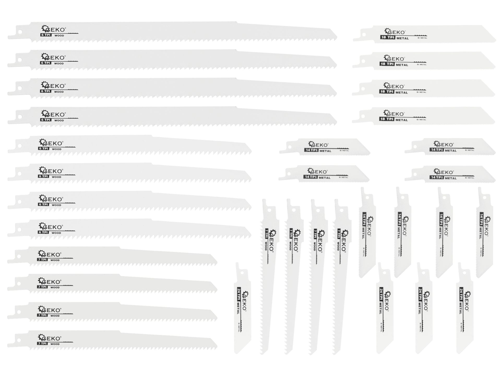 Reciprocating Saw Blades 28pcs