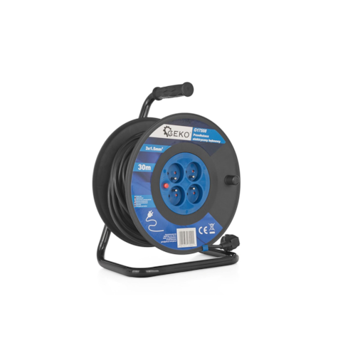 Przedłużacz elektryczny bębnowy 3x1.5mm2 30m (1)