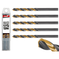 HSS 6.80mm black & gold metal twist drill bit
