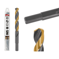 Rolled HSS 16.00mm black & gold metal twist drill bit