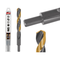 Rolled HSS 18.00mm black & gold metal twist drill bit