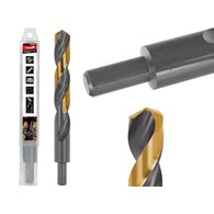 Rolled HSS 22.00mm black & gold metal twist drill bit