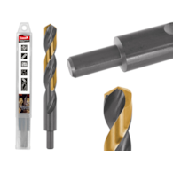 Rolled HSS 24.00mm black & gold metal twist drill bit