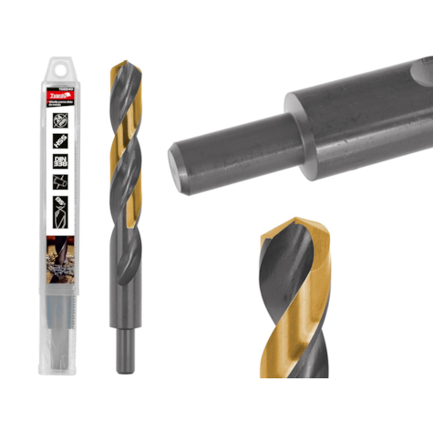 Rolled HSS 24.00mm black & gold metal twist drill bit