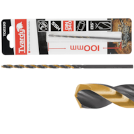 Long HSS M2 3.0mm black & gold metal twist drill bit