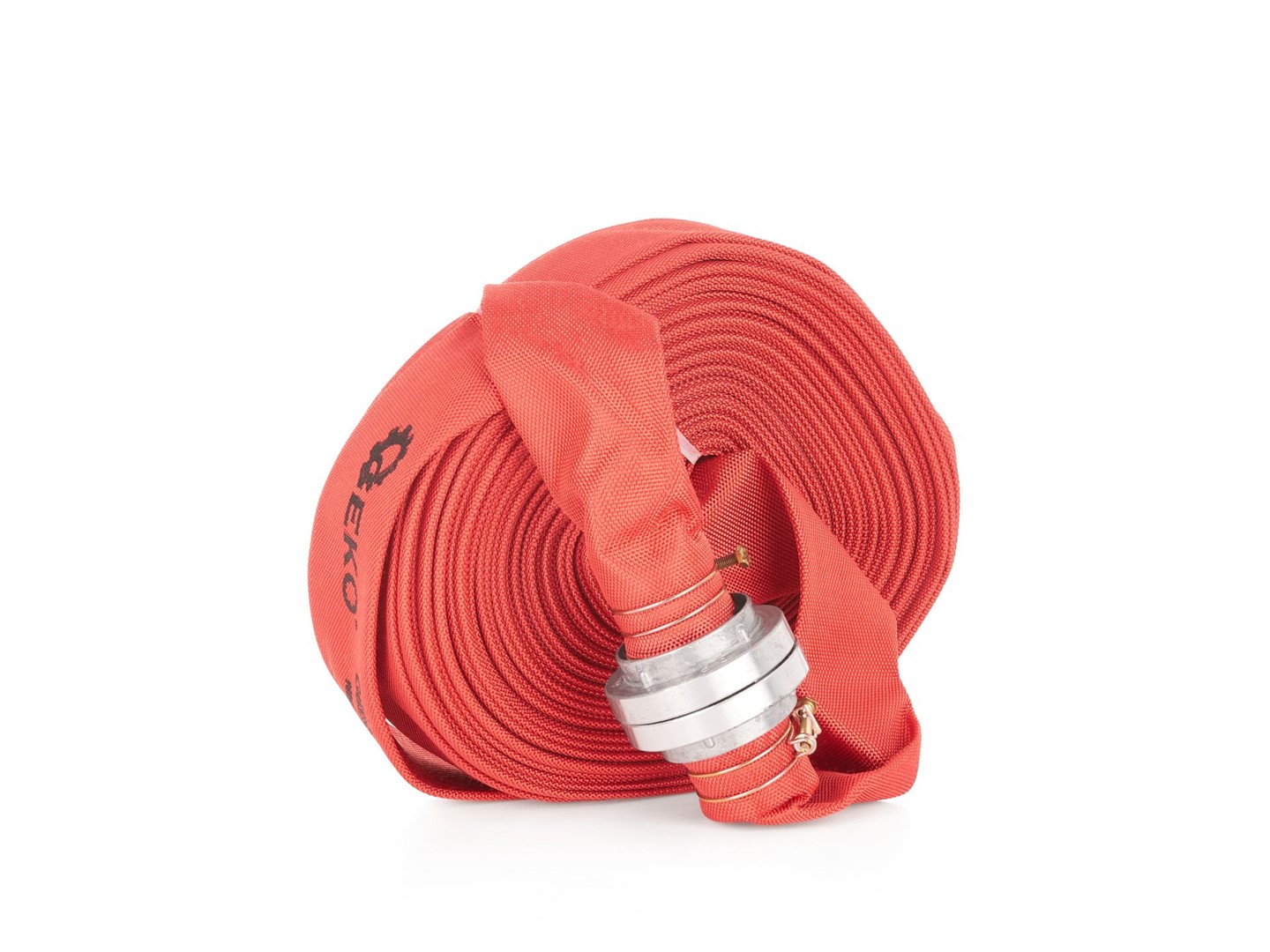 Red fire hose 2  30m with couplings