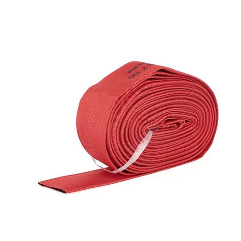 Red fire hose 2  20m without couplings