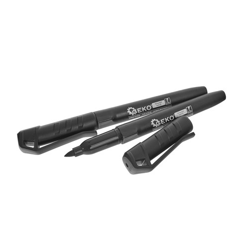 2pcs black permanent marker set