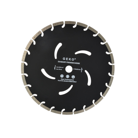 Segmented Rim Diamond Blade BLACK 350x10x25,4mm GEKO