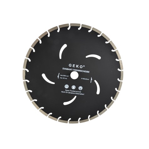 Segmented Rim Diamond Blade BLACK 400x10x32mm GEKO