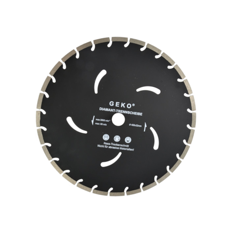 Segmented Rim Diamond Blade BLACK 400x10x32mm GEKO